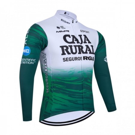 Maglia 2026 Caja Rural Seguros RGA Manica Lunga Verde Maglia 2026 Caja Rural Seguros RGA Manica Lunga Verde