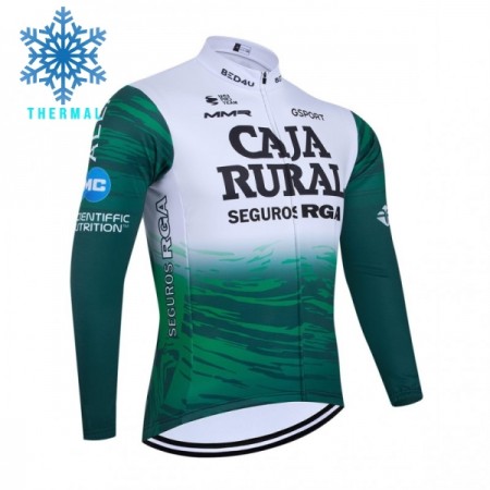 Maglia 2026 Caja Rural Seguros RGA Manica Lunga Winter Invernale Verde Maglia 2026 Caja Rural Seguros RGA Manica Lunga Winter Invernale Verde