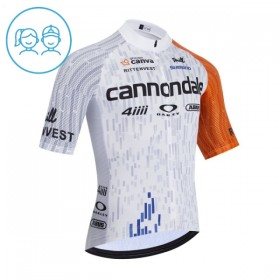 Maglia 2026 Cannondale Manica Corta Bianco Bambini