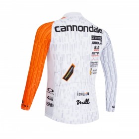 Maglia 2026 Cannondale Manica Lunga Bianco