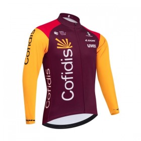 Maglia 2026 Cofidis Manica Lunga Rosso