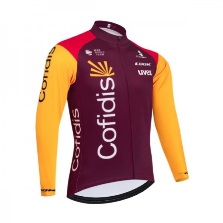 Maglia 2026 Cofidis Manica Lunga Rosso Maglia 2026 Cofidis Manica Lunga Rosso