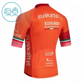 Maglia 2026 Euskaltel Euskadi Manica Corta Arancia Bambini