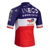 Maglia 2026 INEOS Grenadiers France Champion Manica Corta Blu