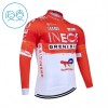 Maglia 2026 INEOS Grenadiers Manica Lunga Rosso Bambini