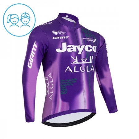 Maglia 2026 Jayco Alula Purple Manica Lunga Bambini Maglia 2026 Jayco Alula Purple Manica Lunga Bambini