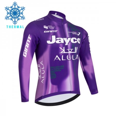Maglia 2026 Jayco Alula Purple Manica Lunga Winter Invernale Maglia 2026 Jayco Alula Purple Manica Lunga Winter Invernale