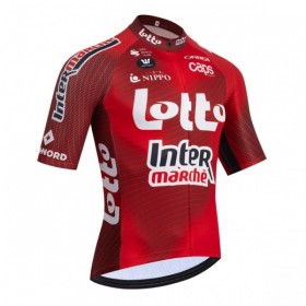 Maglia 2026 Lotto Intermarche Manica Corta Rosso
