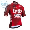 Maglia 2026 Lotto Intermarche Manica Corta Rosso Bambini
