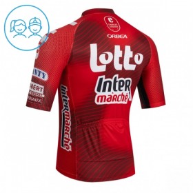 Maglia 2026 Lotto Intermarche Manica Corta Rosso Bambini