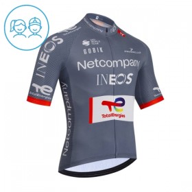 Maglia 2026 Netcompany Ineos Gray Manica Corta Bambini