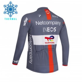 Maglia 2026 Netcompany Ineos Gray Manica Lunga Winter Invernale