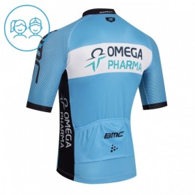 Maglia 2026 Omega Pharma Manica Corta Blu Bambini