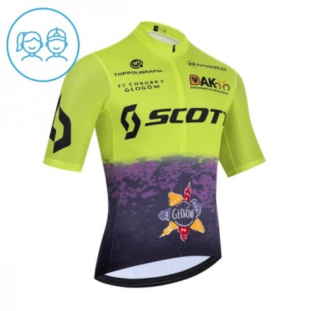 Maglia 2026 Scott Manica Corta Verde Bambini Maglia 2026 Scott Manica Corta Verde Bambini