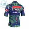 Maglia 2026 Soudal Quick Step Manica Corta Blu Bambini