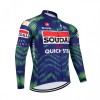 Maglia 2026 Soudal Quick Step Manica Lunga Blu Maglia 2026 Soudal Quick Step Manica Lunga Blu