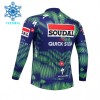 Maglia 2026 Soudal Quick Step Manica Lunga Winter Invernale Blu