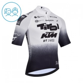 Maglia 2026 Tirol KTM Manica Corta Bianco Bambini
