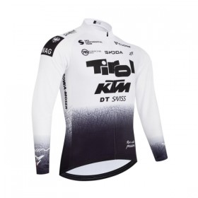 Maglia 2026 Tirol KTM Manica Lunga Bianco