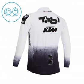 Maglia 2026 Tirol KTM Manica Lunga Bianco Bambini