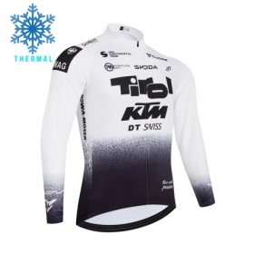Maglia 2026 Tirol KTM Manica Lunga Winter Invernale Bianco