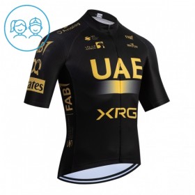 Maglia 2026 UAE TEAM EMIRATES XRG Manica Corta Giallo Bambini