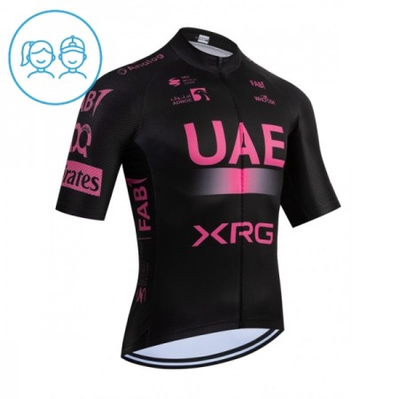 Maglia 2026 UAE TEAM EMIRATES XRG Manica Corta Rosa Bambini Maglia 2026 UAE TEAM EMIRATES XRG Manica Corta Rosa Bambini