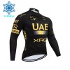 Maglia 2026 UAE TEAM EMIRATES XRG Manica Lunga Winter Invernale Giallo Maglia 2026 UAE TEAM EMIRATES XRG Manica Lunga Winter Invernale Giallo