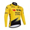 Maglia 2026 Visma Lease A Bike Manica Lunga Giallo Maglia 2026 Visma Lease A Bike Manica Lunga Giallo