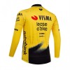 Maglia 2026 Visma Lease A Bike Manica Lunga Giallo