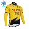 Maglia 2026 Visma Lease A Bike Manica Lunga Winter Invernale Giallo